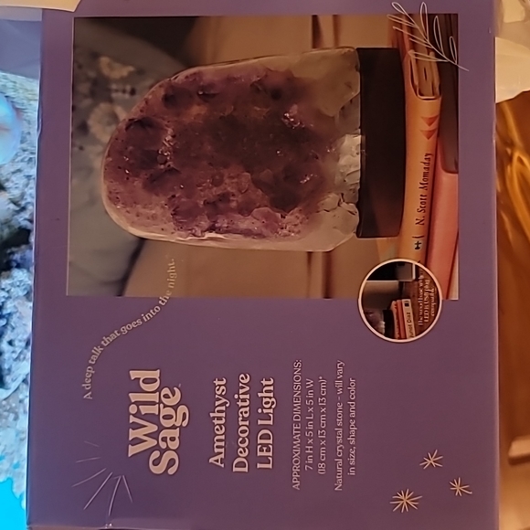 Final reduction! Wild sage amethyst decorative led light - Picture 5 of 5